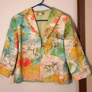 Painted Pony Blazer Size Medium Multicolored